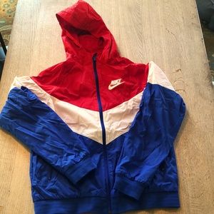 Nike nylon hooded jacket